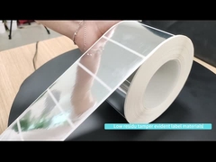 রেড 56um 1 মিলি ম্যাট নন-ট্রান্সফার টেম্পার প্রুফ লেবেল